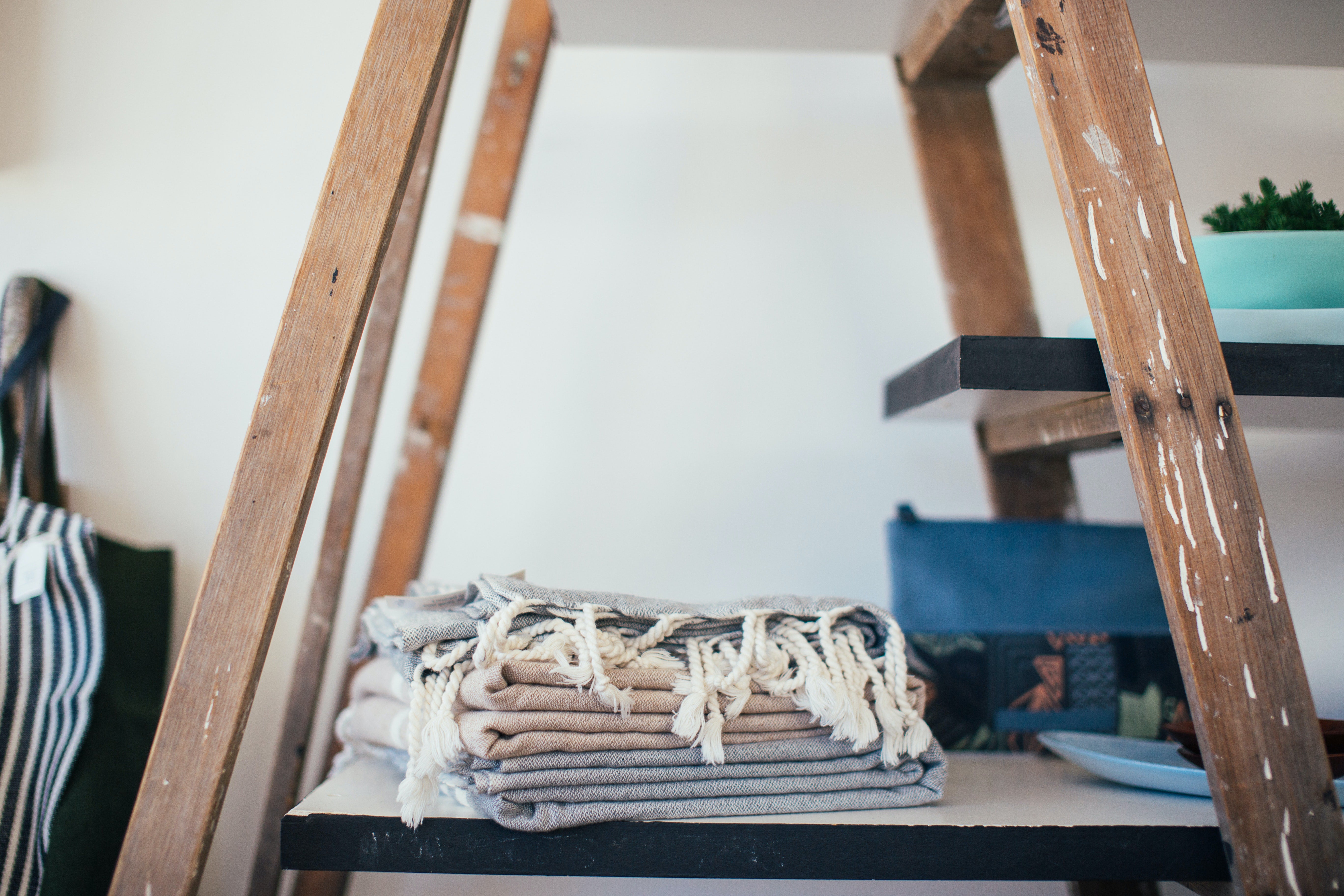 Stacked Cotton Towels